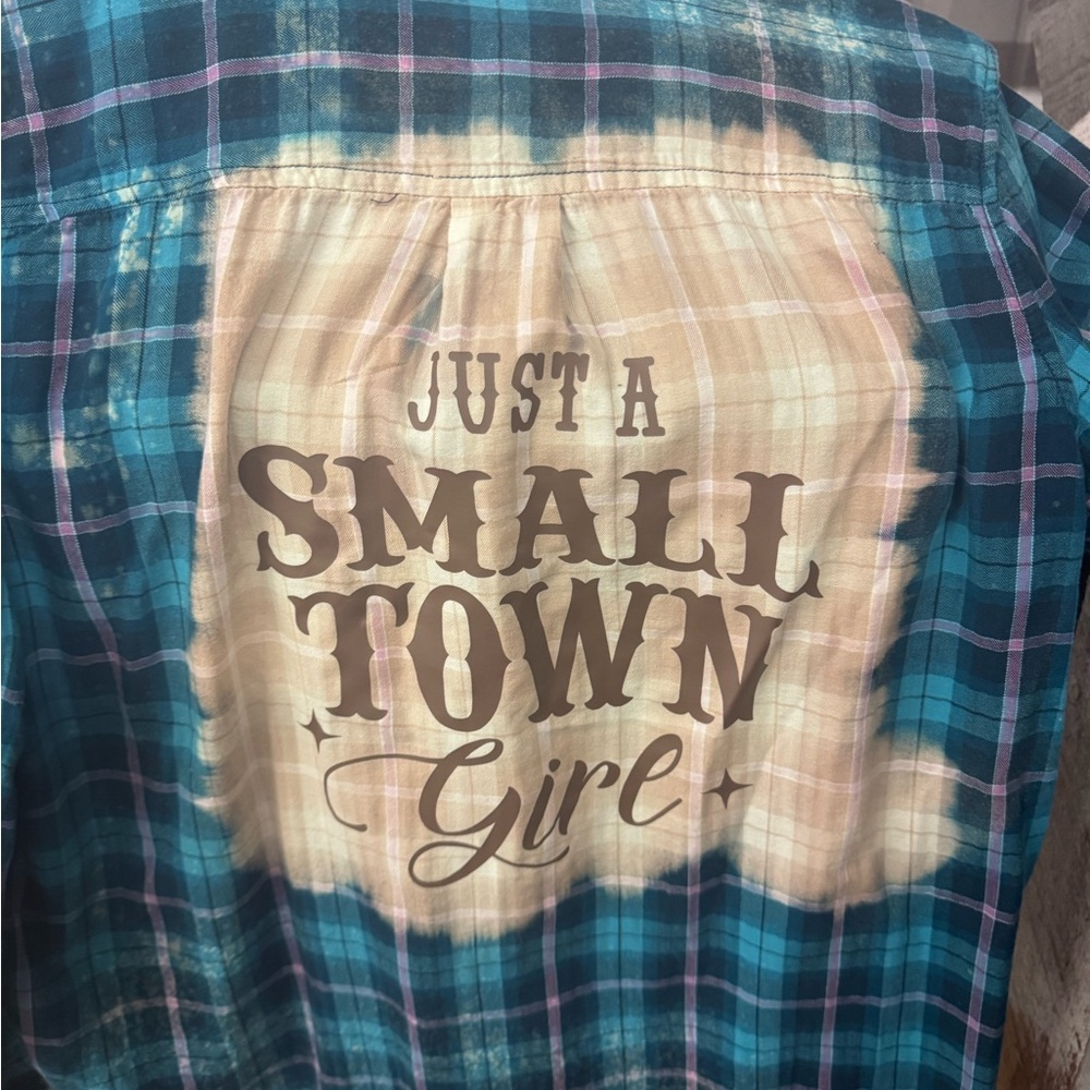 Just a Small Town Girl Flannel